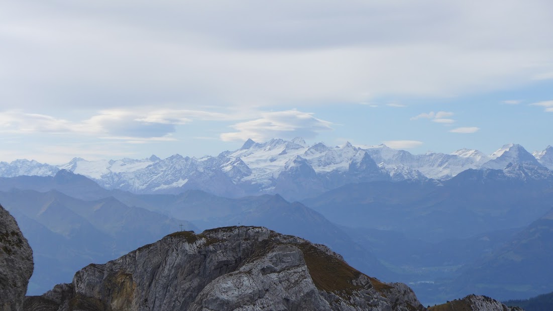 スイスの山々
